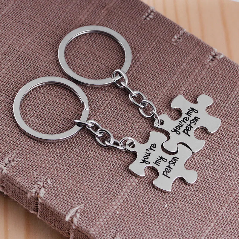 Grey's Anatomy You're My Person Key Ring Puzzle Set