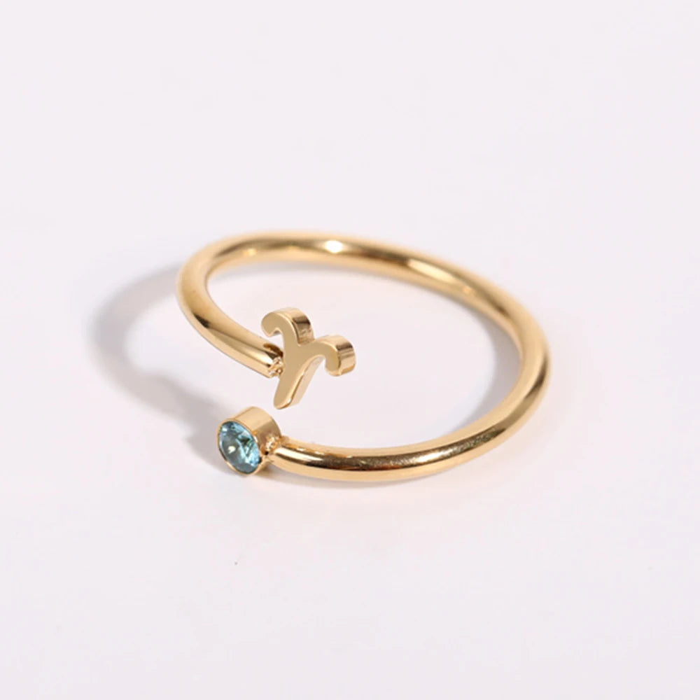 Zodiac Academy Birth Stone Zodiac Sign Rings