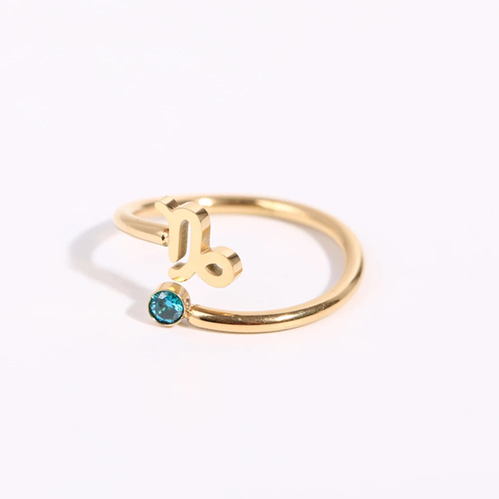 Zodiac Academy Birth Stone Zodiac Sign Rings