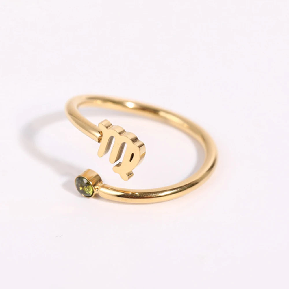Zodiac Academy Birth Stone Zodiac Sign Rings