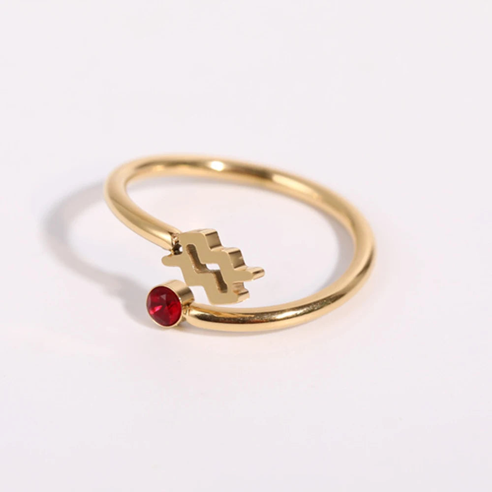 Zodiac Academy Birth Stone Zodiac Sign Rings