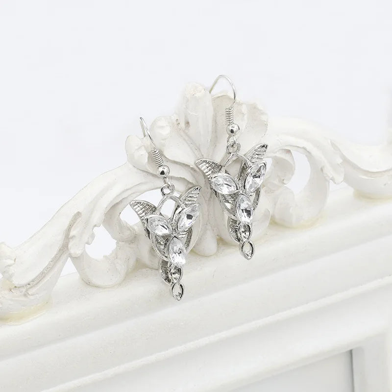 The Lord of the Rings Elf Princess Arwen's Evenstar Earrings