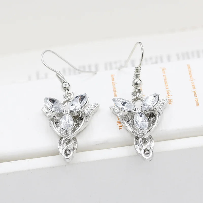 The Lord of the Rings Elf Princess Arwen's Evenstar Earrings