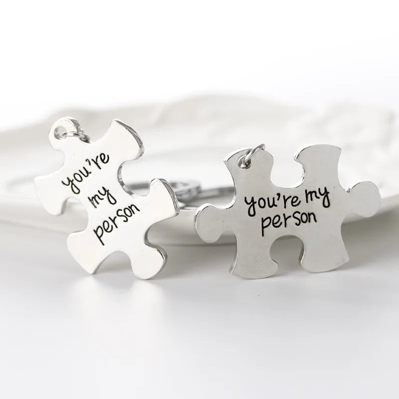Grey's Anatomy You're My Person Key Ring Puzzle Set