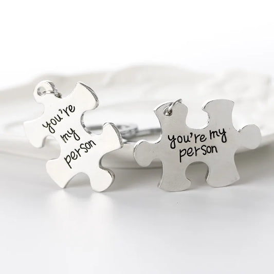 Grey's Anatomy You're My Person Key Ring Puzzle Set