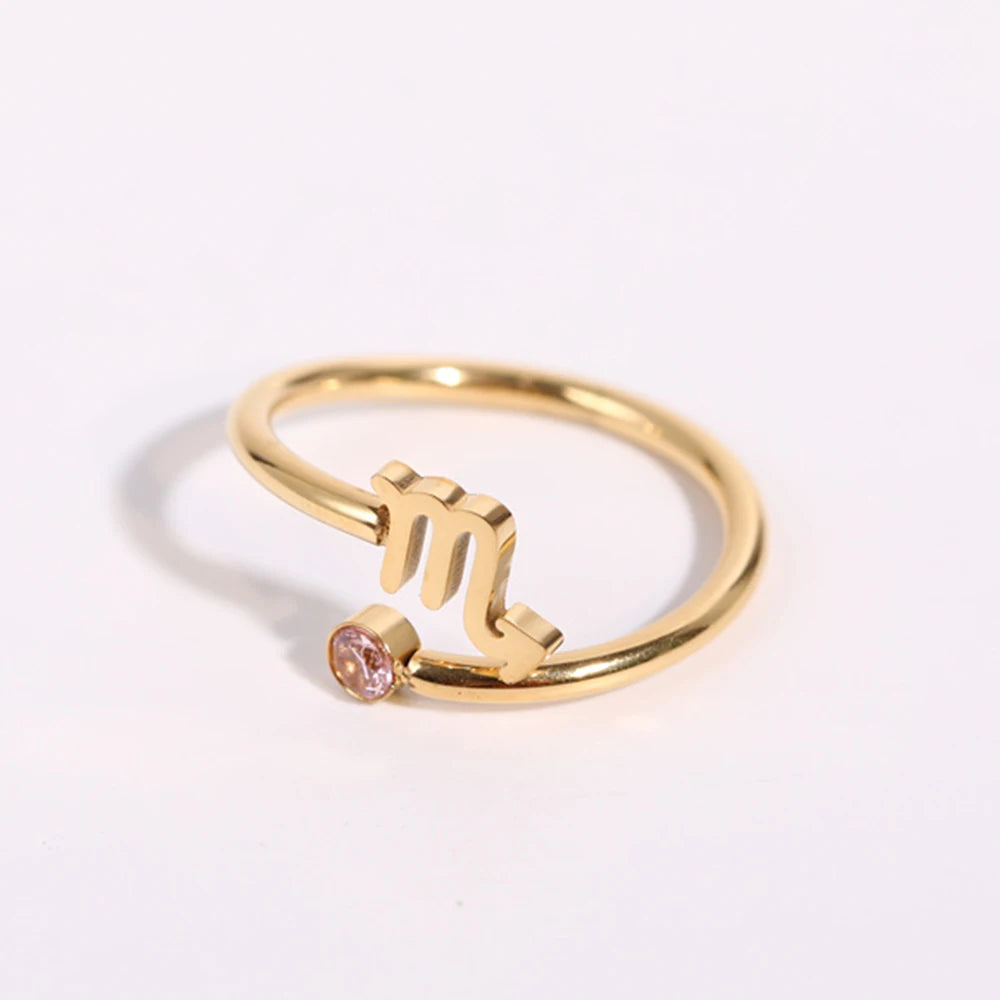 Zodiac Academy Birth Stone Zodiac Sign Rings