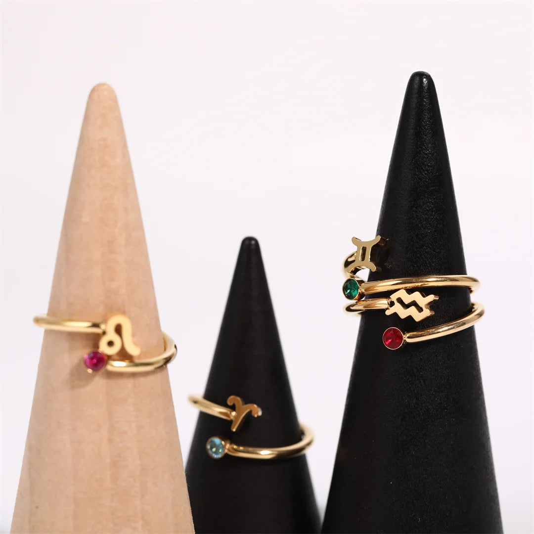Zodiac Academy Birth Stone Zodiac Sign Rings