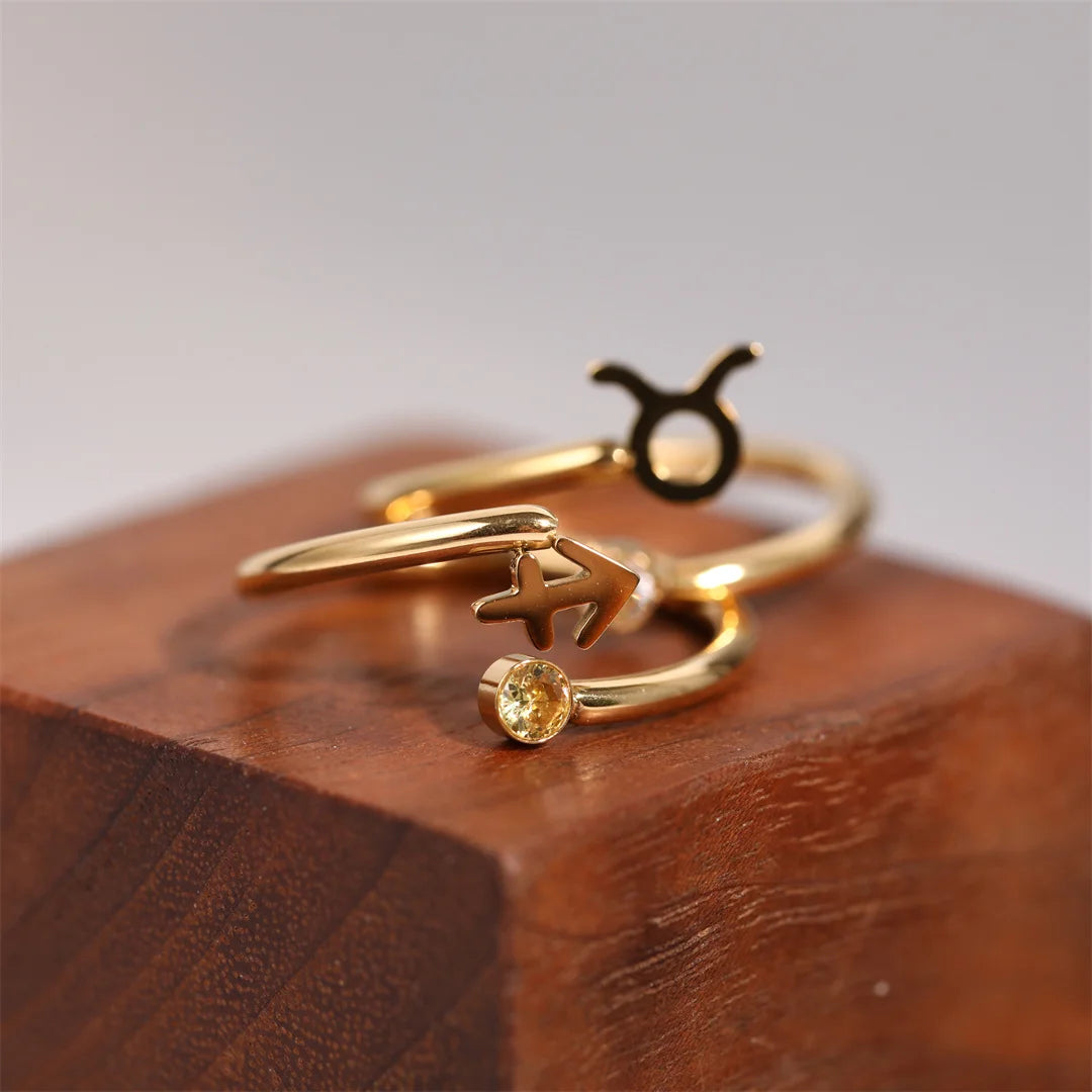 Zodiac Academy Birth Stone Zodiac Sign Rings