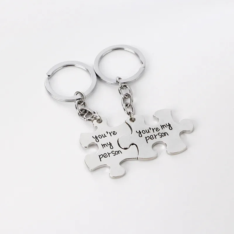 Grey's Anatomy You're My Person Key Ring Puzzle Set