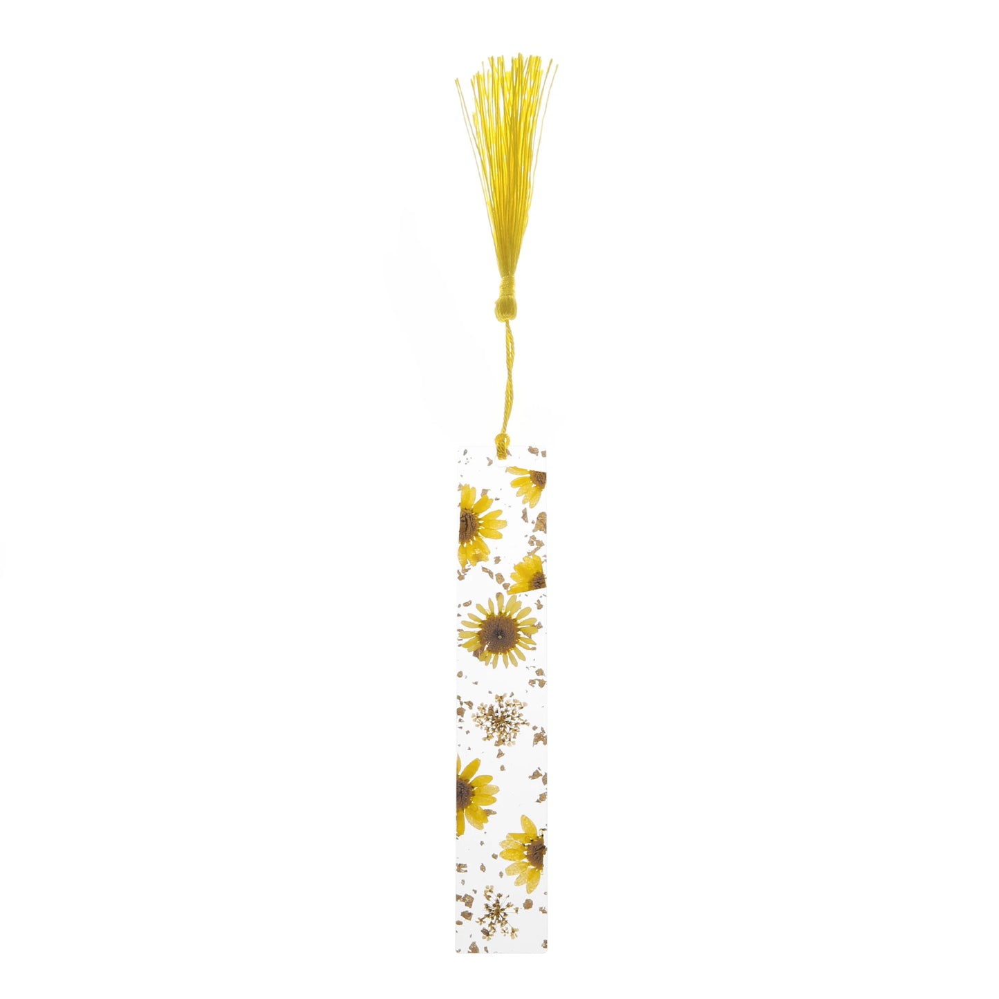 Pressed Flower Resin Tassel Bookmarks