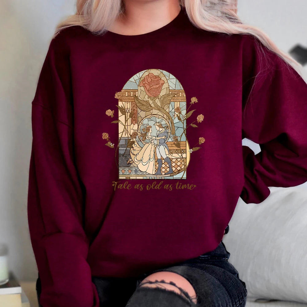 Disney Princess Beauty and the Beast Tale As Old As Time Sweatshirt
