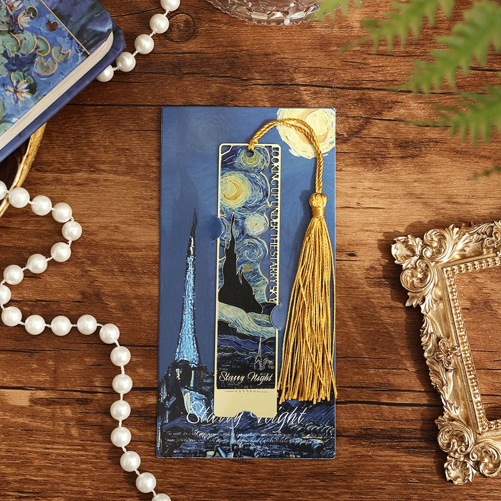 Hollow Exquisite Vincent Van Gogh Paintings Metal Bookmarks