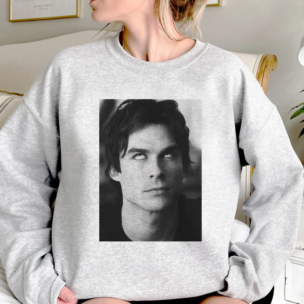 The Vampire Diaries Grey Sweatshirts