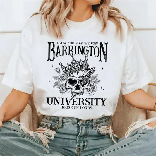 L.O.R.D.S. The Ritual Barrington University Skull Short Sleeve Top