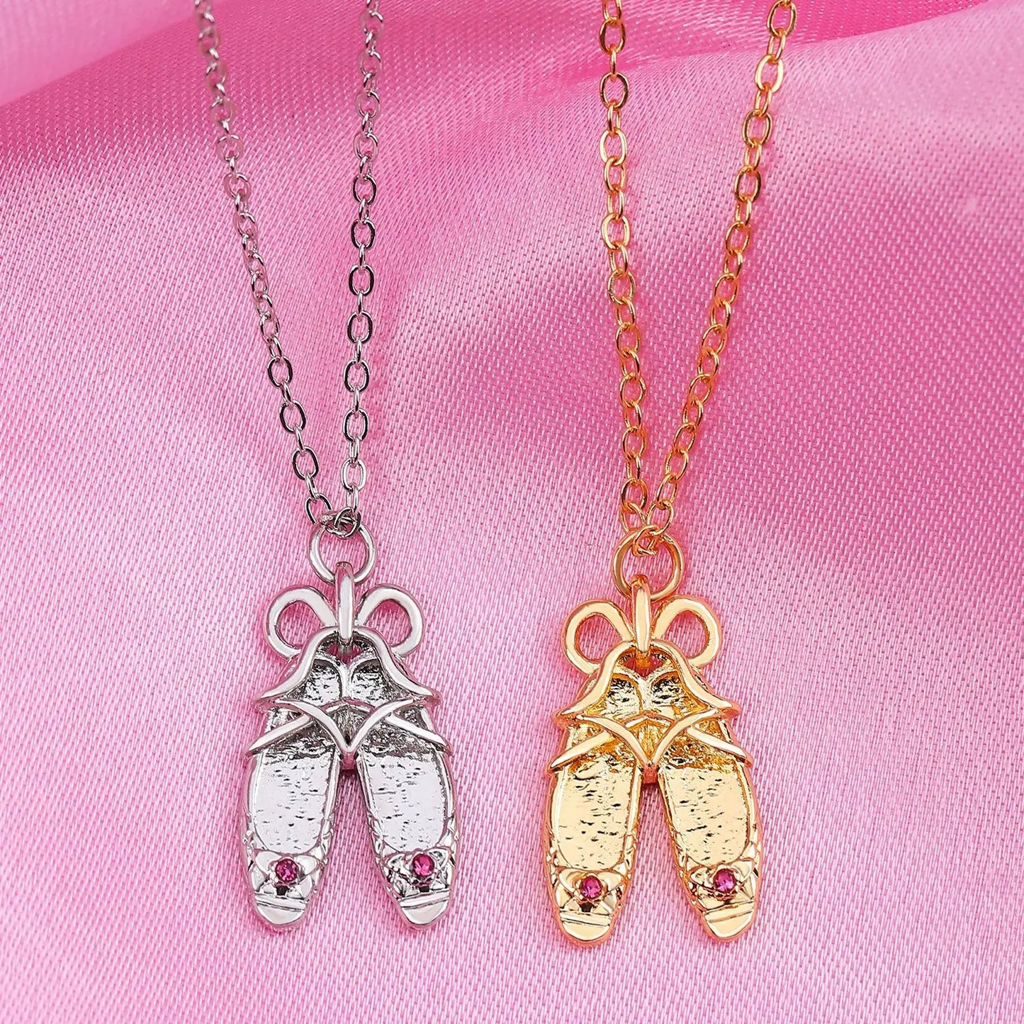Barbie in the 12 Dancing Princesses Ballet Shoes Necklace