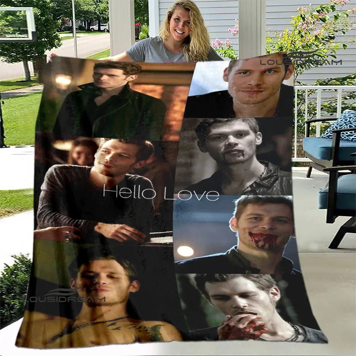 The Vampire Diaries Klaus Mikaelson Blankets