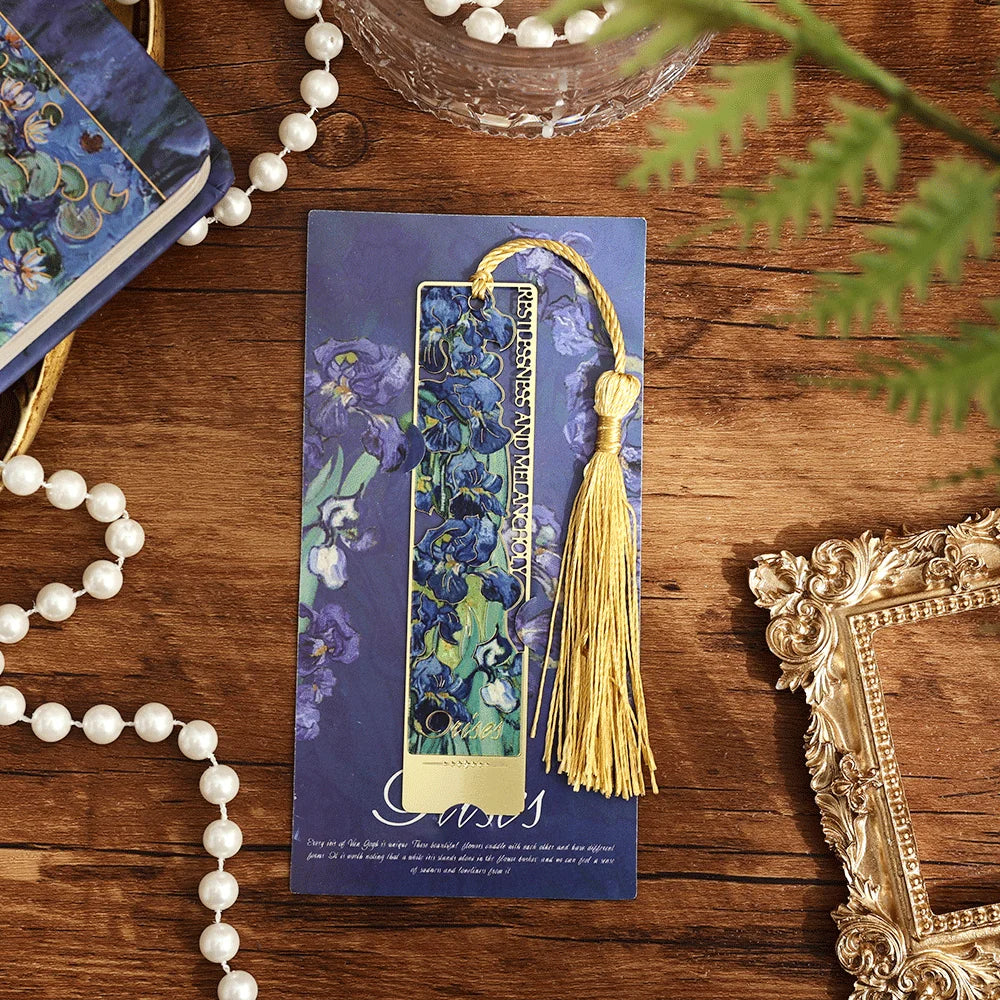 Hollow Exquisite Vincent Van Gogh Paintings Metal Bookmarks