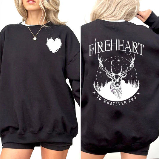 Throne of Glass Fireheart To Whatever End Sweatshirt
