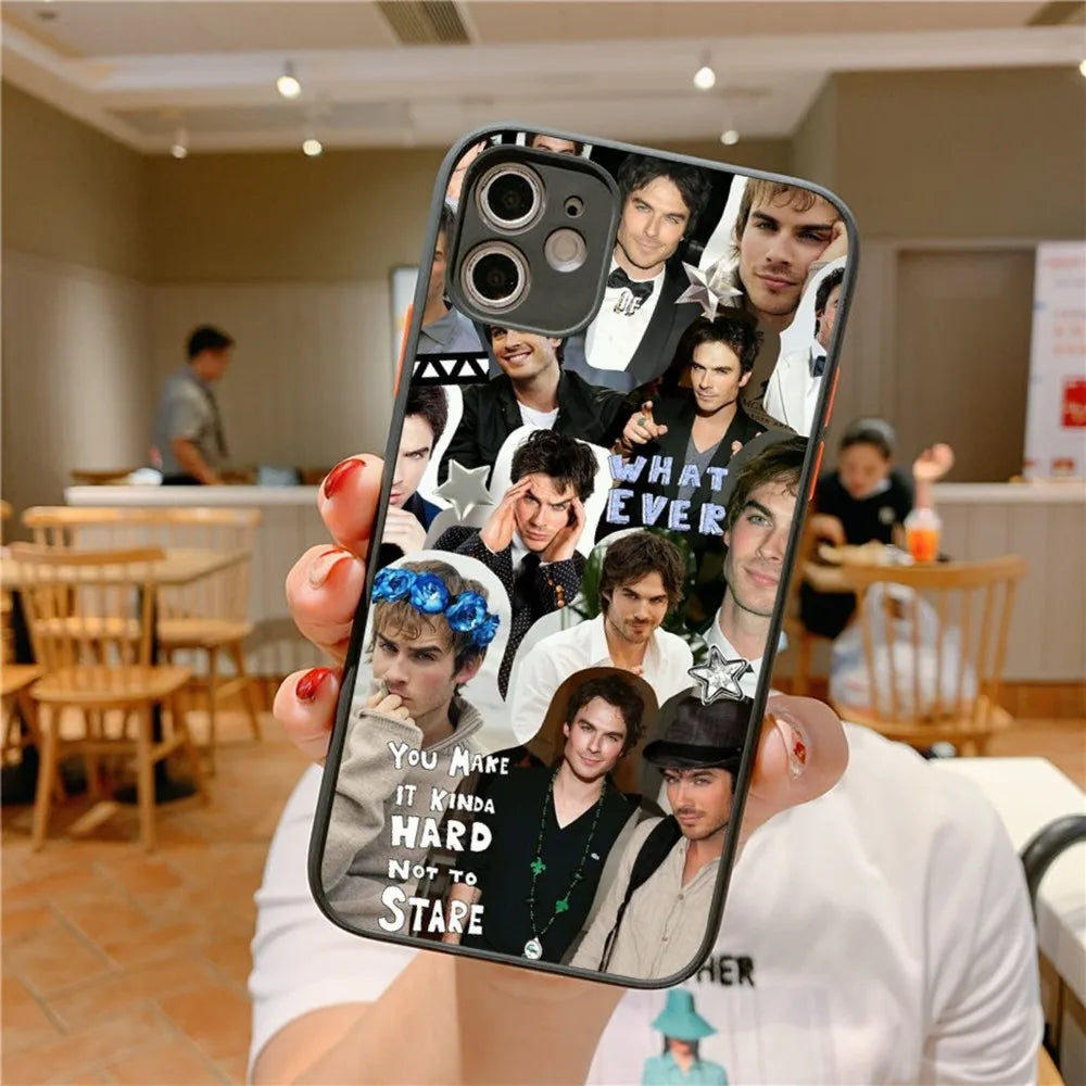 The Vampire Diaries Damon Salvatore Phone Cases