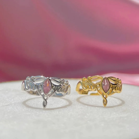 The Lord of the Rings Elf Princess Arwen's Crown Ring
