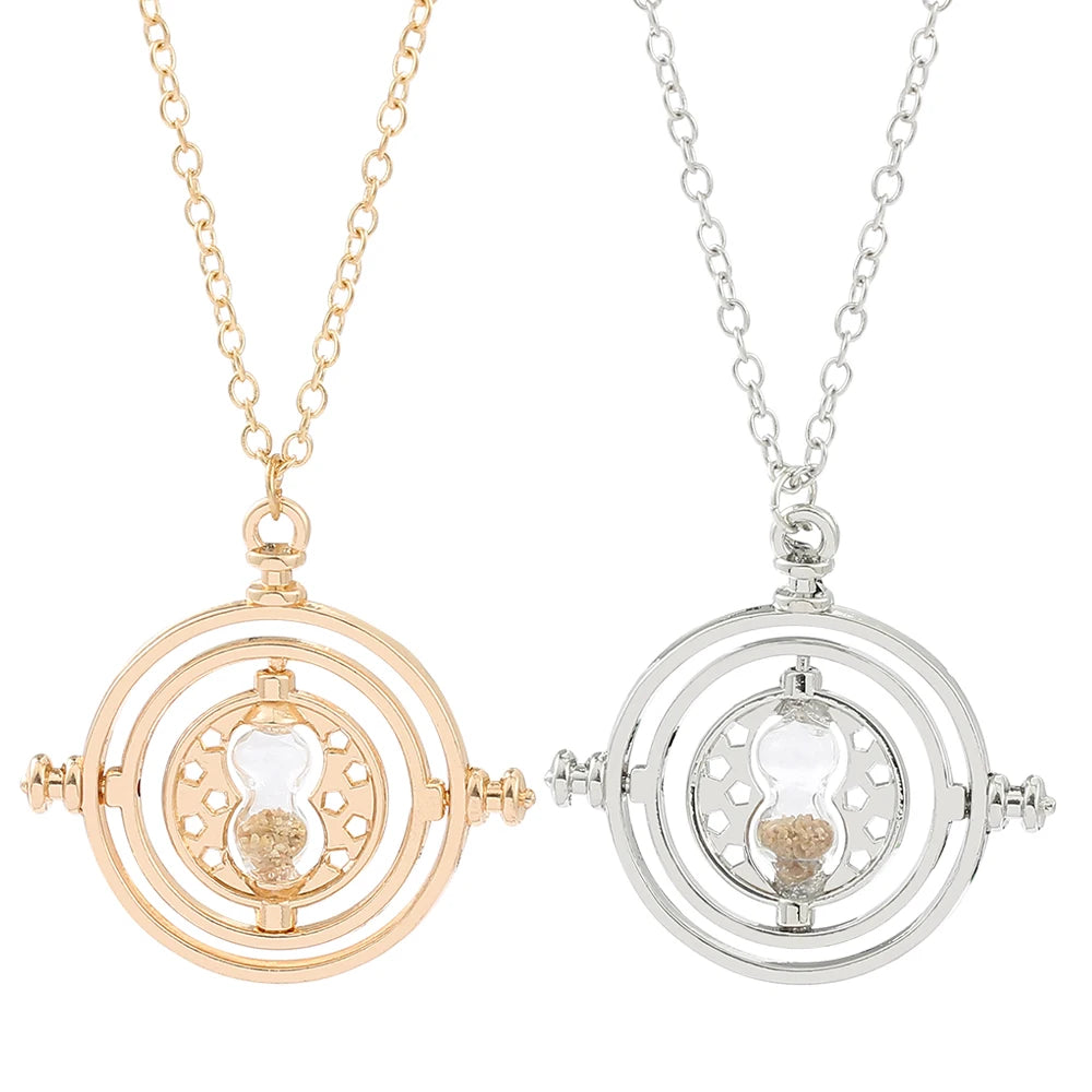 Harry Potter Hogwarts Hourglass Time Converter Necklace