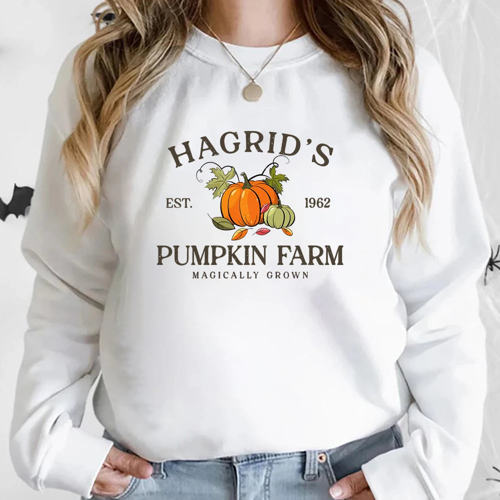 Sudadera con parche de calabaza de Hagrid de Harry Potter
