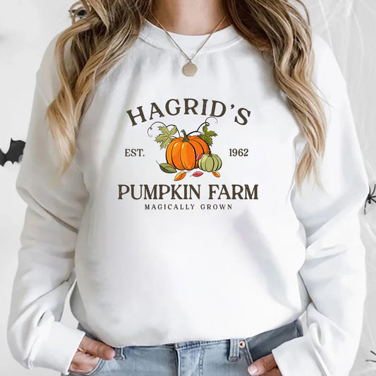 Sudadera con parche de calabaza de Hagrid de Harry Potter