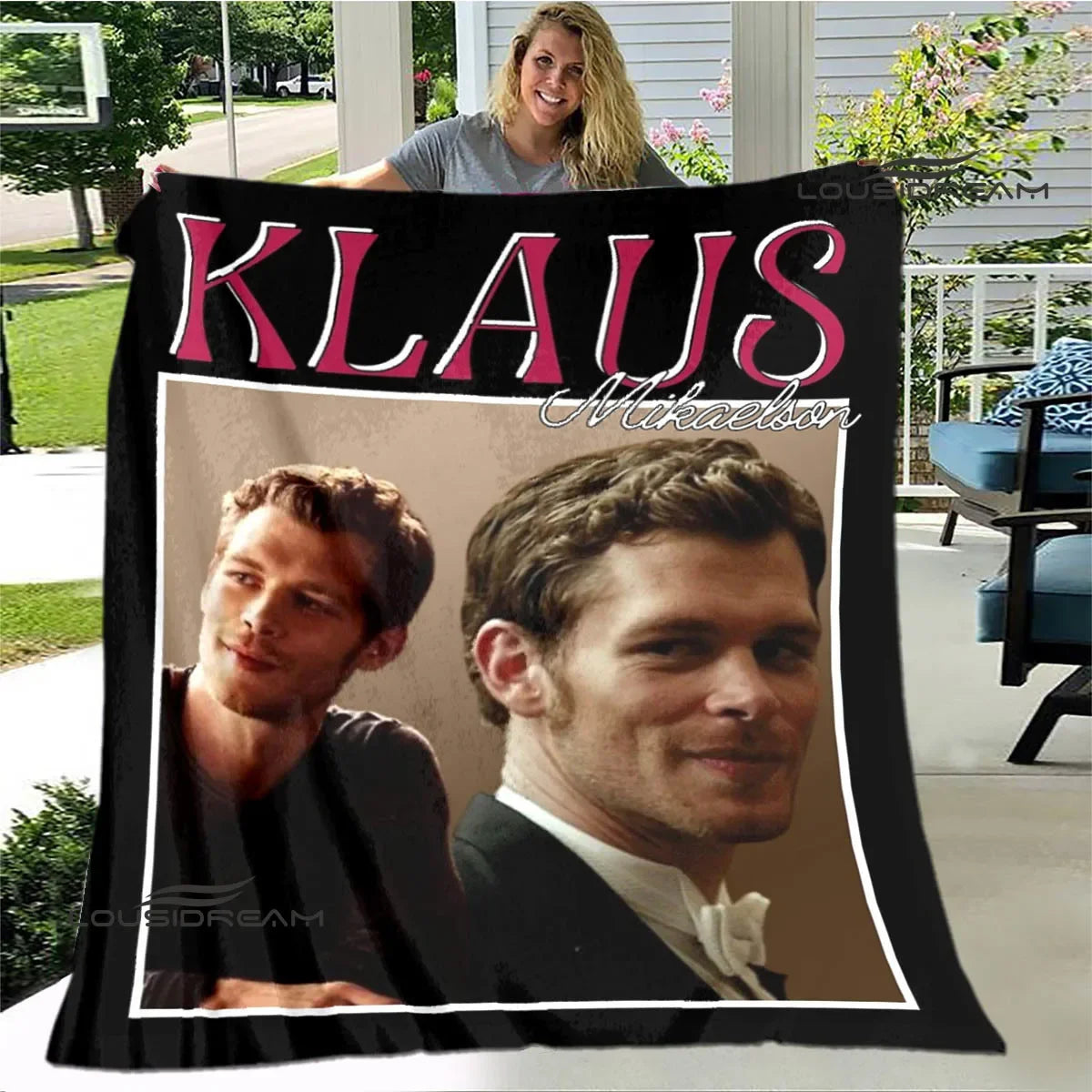 The Vampire Diaries Klaus Mikaelson Blankets