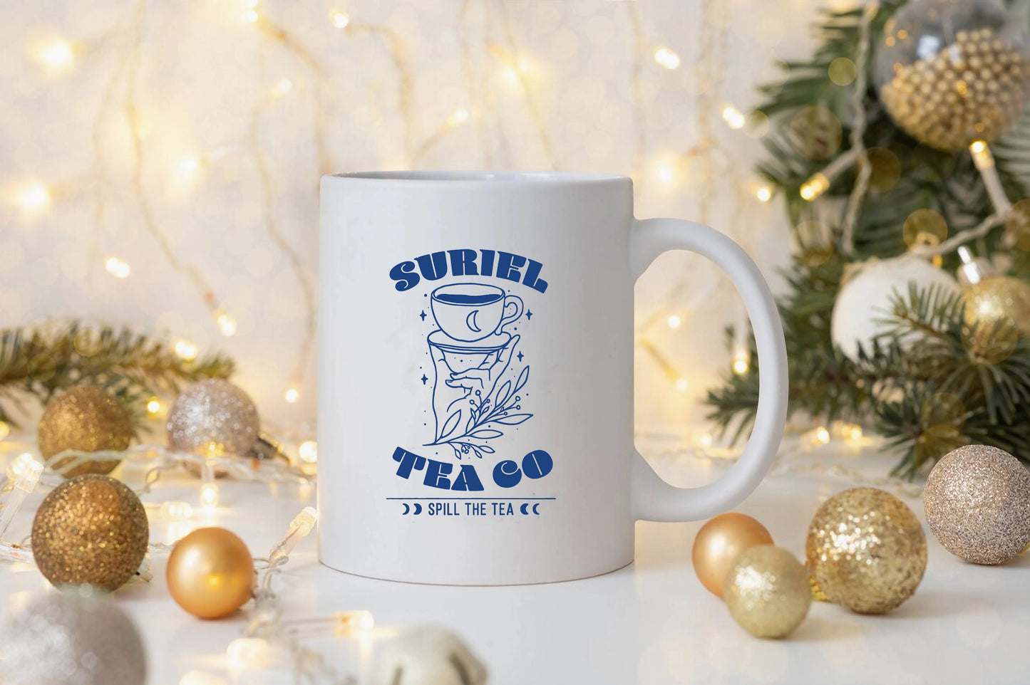 Ein Hof aus Dornen und Rosen Suriel Teetasse