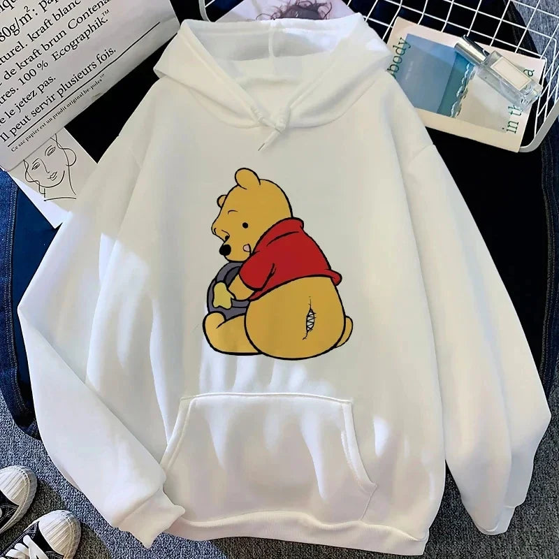 Disney Winnie The Pooh White Hoodies