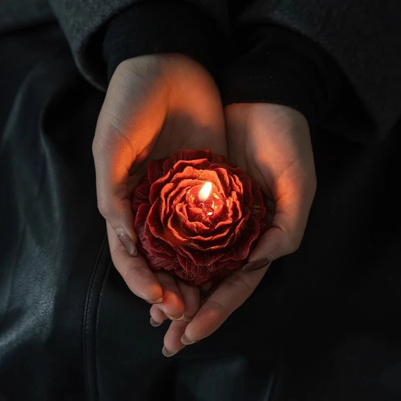 Velas corporales de aromaterapia de baja temperatura con aroma a rosa de The Vampire Diaries, 2 unidades