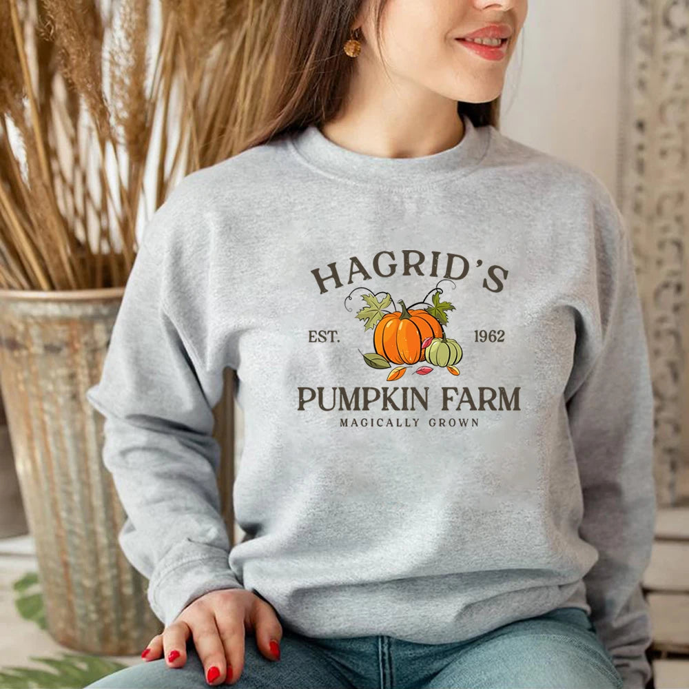 Sudadera con parche de calabaza de Hagrid de Harry Potter