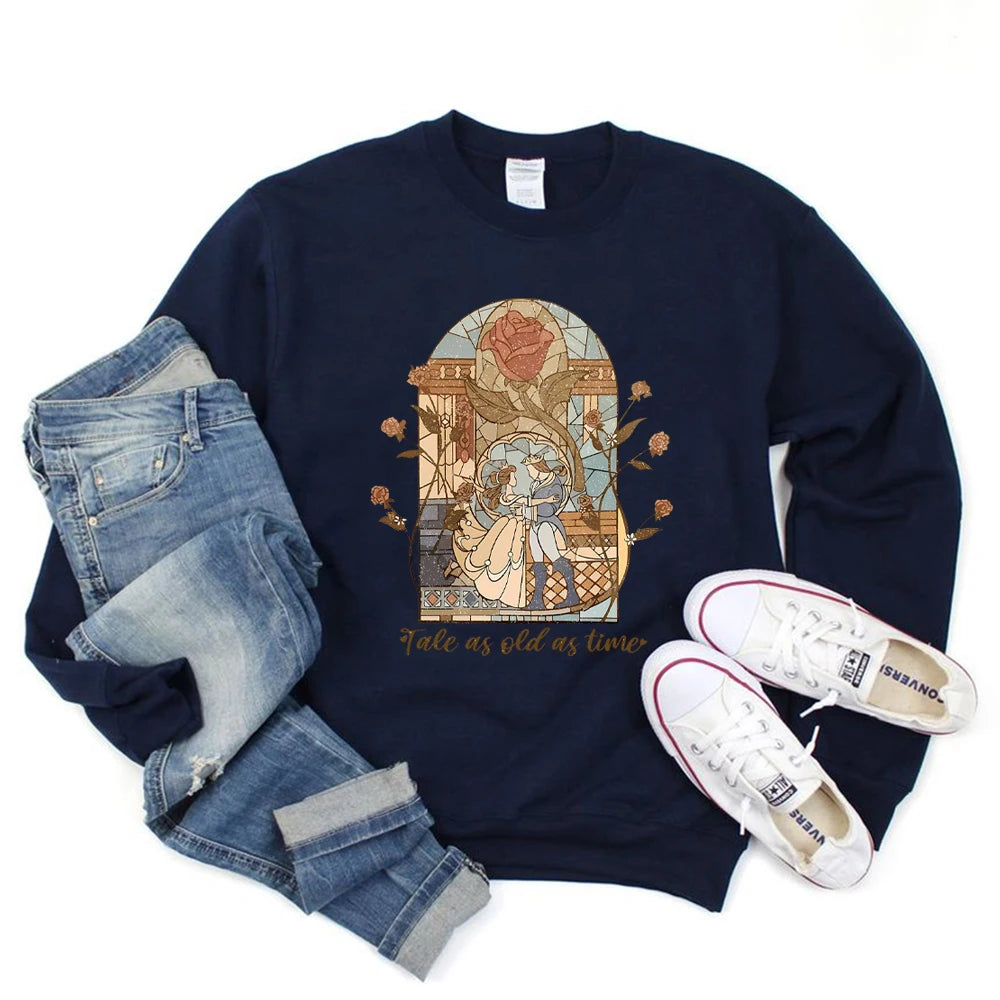 Disney Princess Beauty and the Beast Tale As Old As Time Sweatshirt