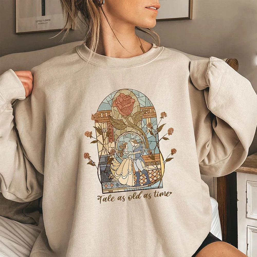 Disney Princess Beauty and the Beast Tale As Old As Time Sweatshirt