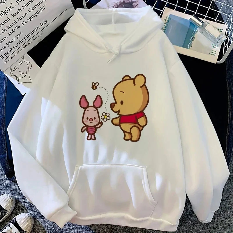 Disney Winnie The Pooh White Hoodies