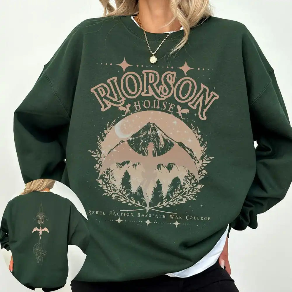 Fourth Wing Xaden Riorson House Basgiath War College Sweatshirt