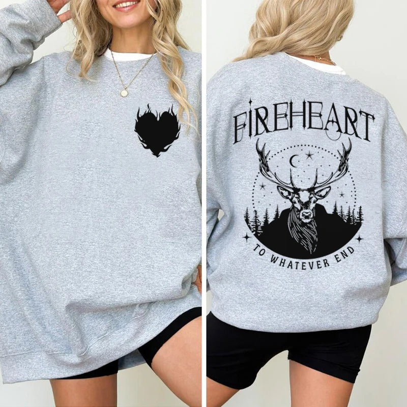 Throne of Glass Fireheart To Whatever End Sweatshirt