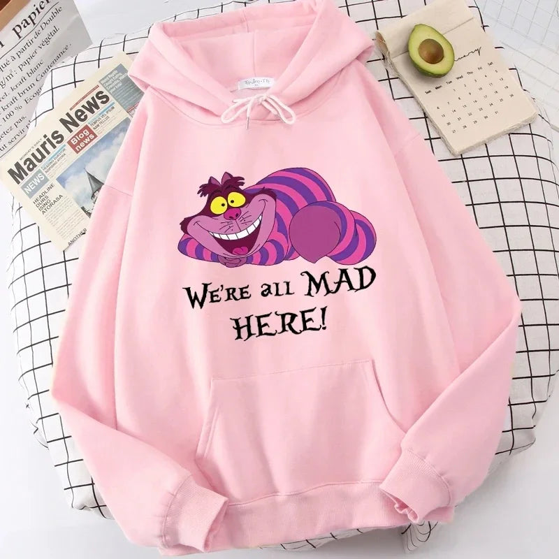 Disney Alice In Wonderland We're All Mad Here Hoodie
