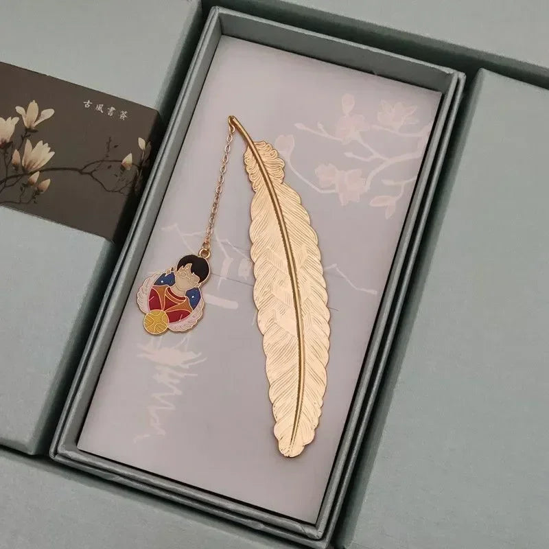 Harry Potter Gold Feather Bookmarks