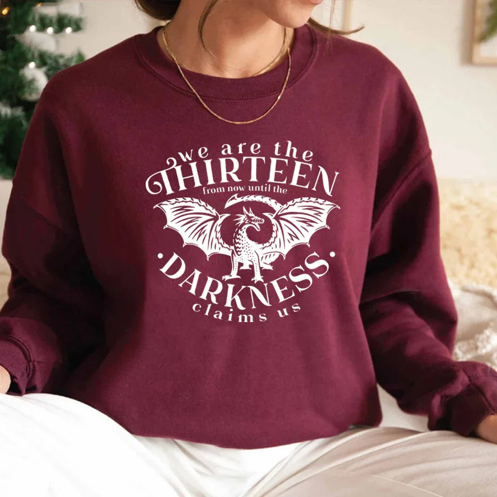 Throne of Glass We Are The Thirteen From Now Until The Darkness Claims Us Sweatshirt