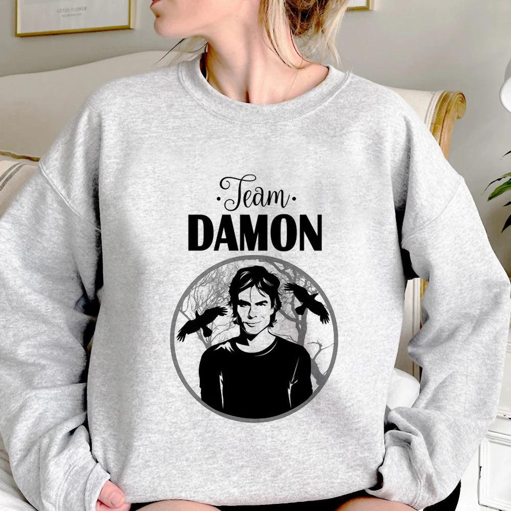 The Vampire Diaries Grey Sweatshirts