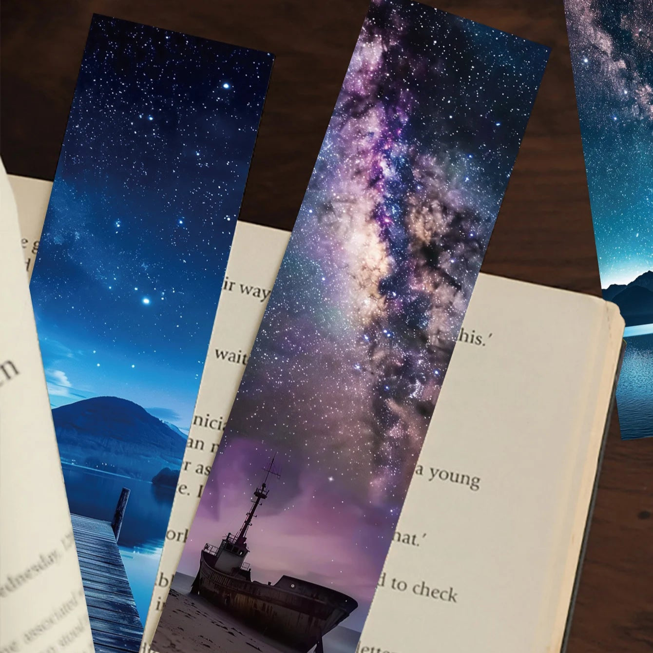 30pcs Wandering Star Bookmarks