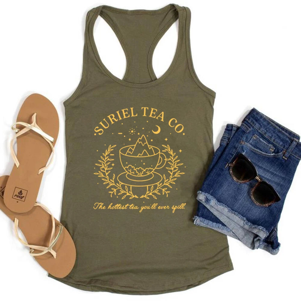 A Court of Thorns and Roses Suriel Tea Co. Tank Top
