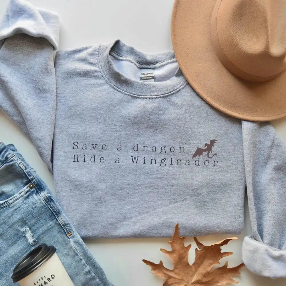 Fourth Wing Xaden Save A Dragon Ride A Wingleader Sweatshirt