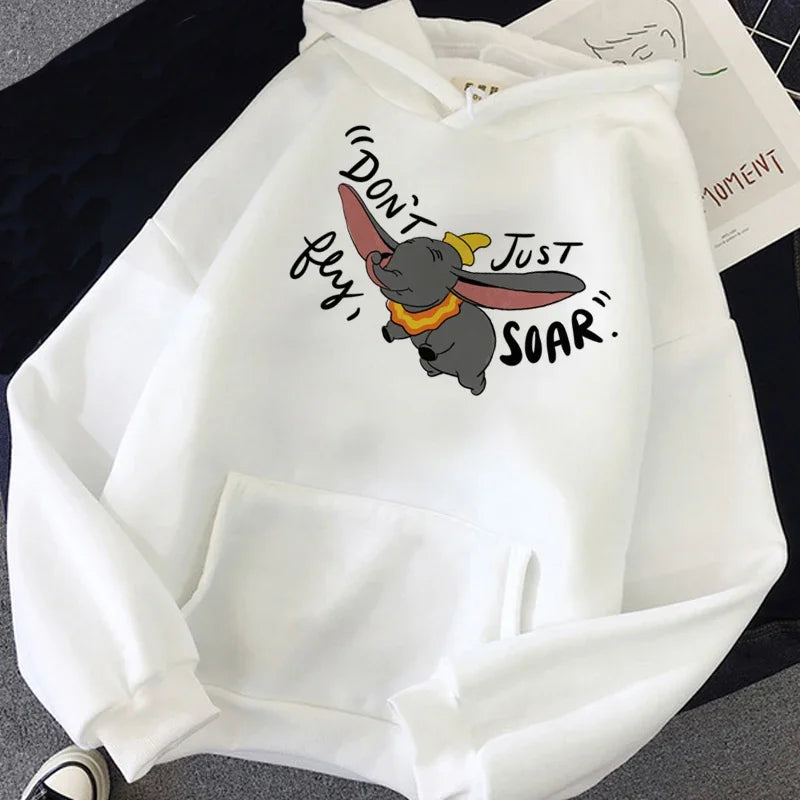 Disney Dumbo White Hoodies