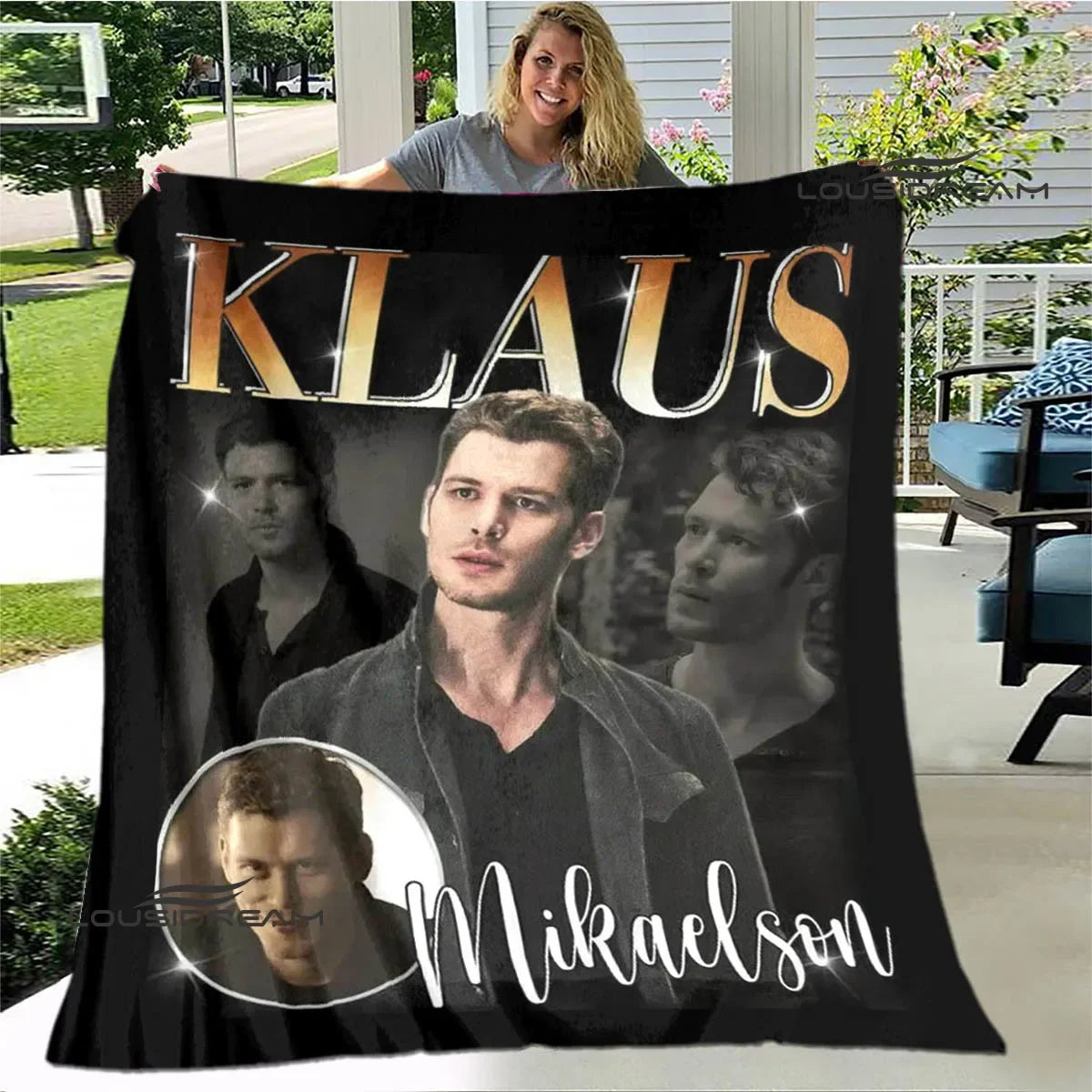 The Vampire Diaries Klaus Mikaelson Blankets