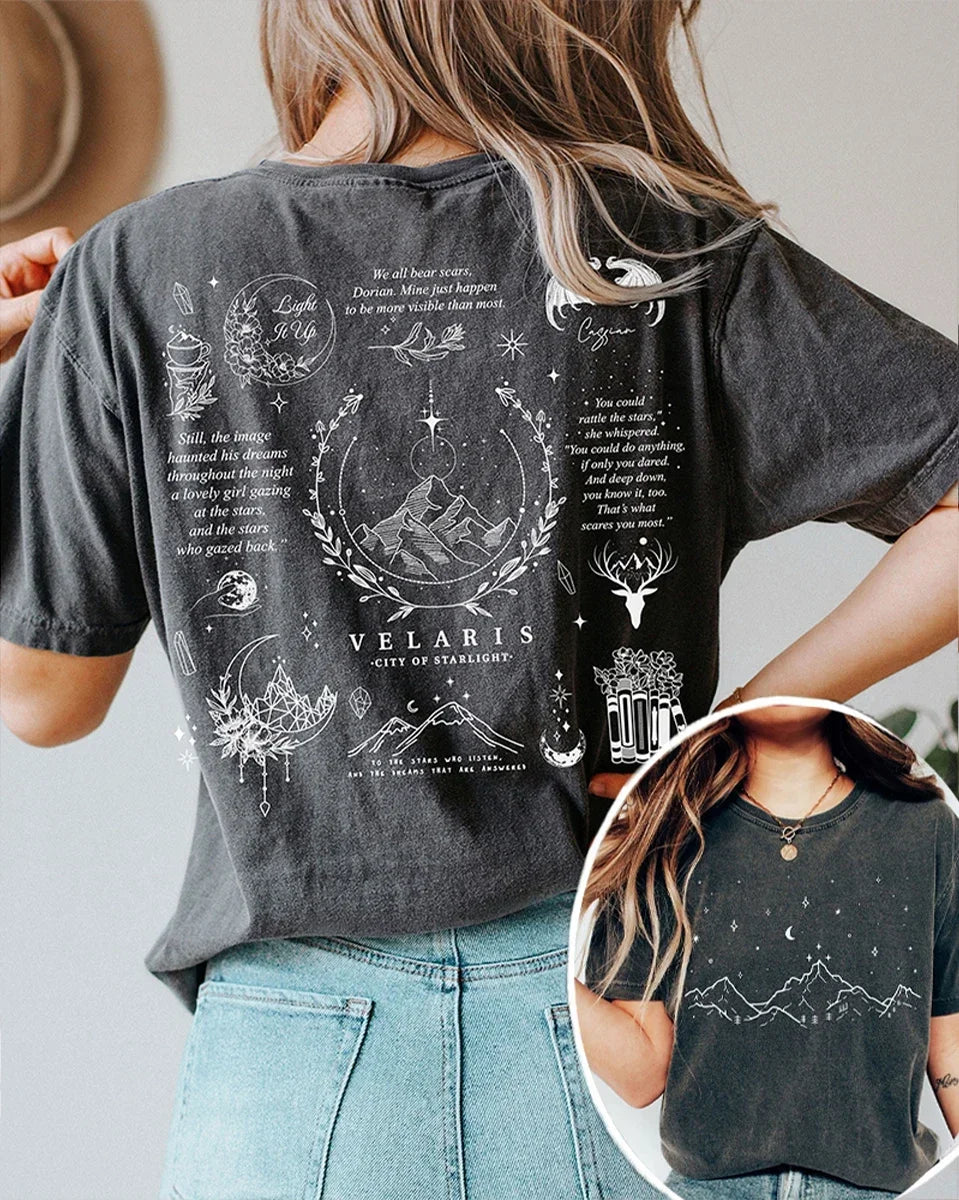 Camiseta de manga corta Velaris Una corte de rosas y espinas