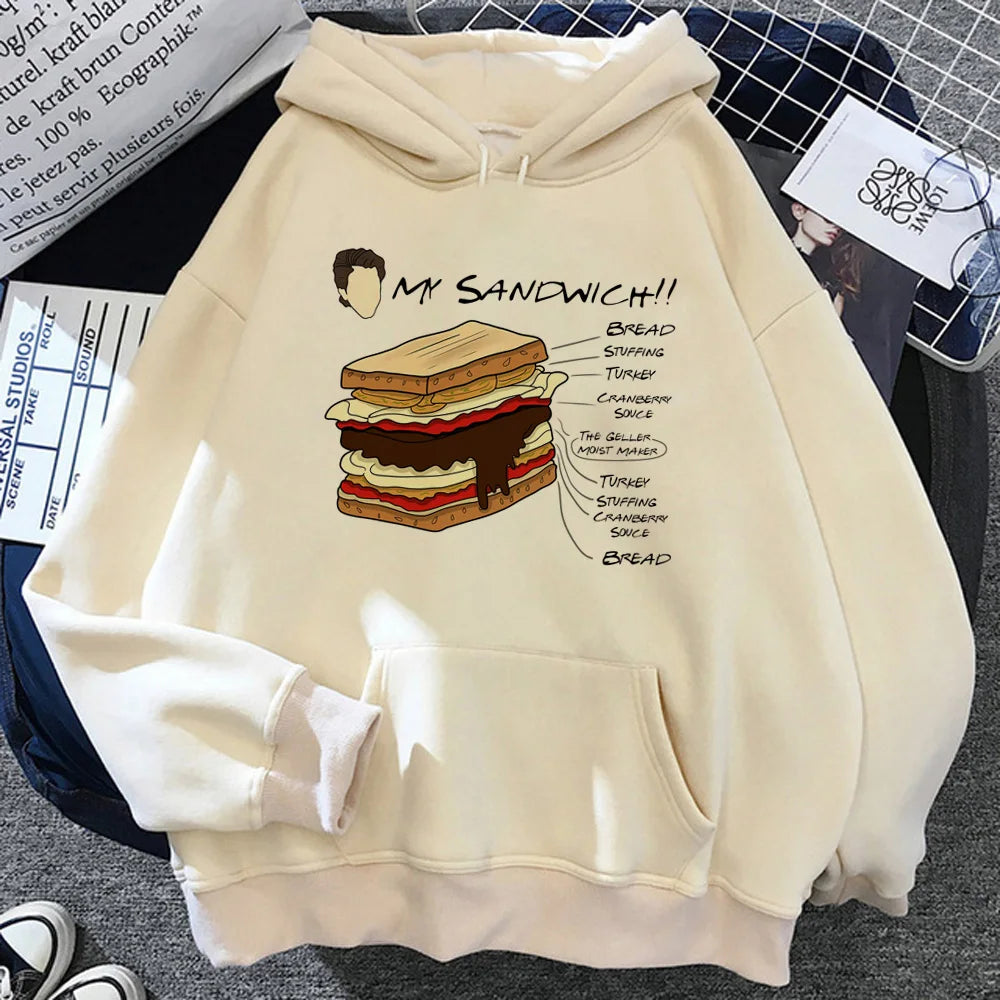 Friends Beige Hoodies