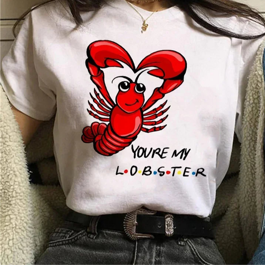 Friends White Short Sleeve Tops