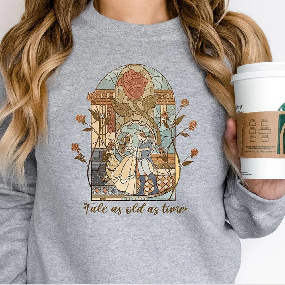 Disney Princess Beauty and the Beast Tale As Old As Time Sweatshirt